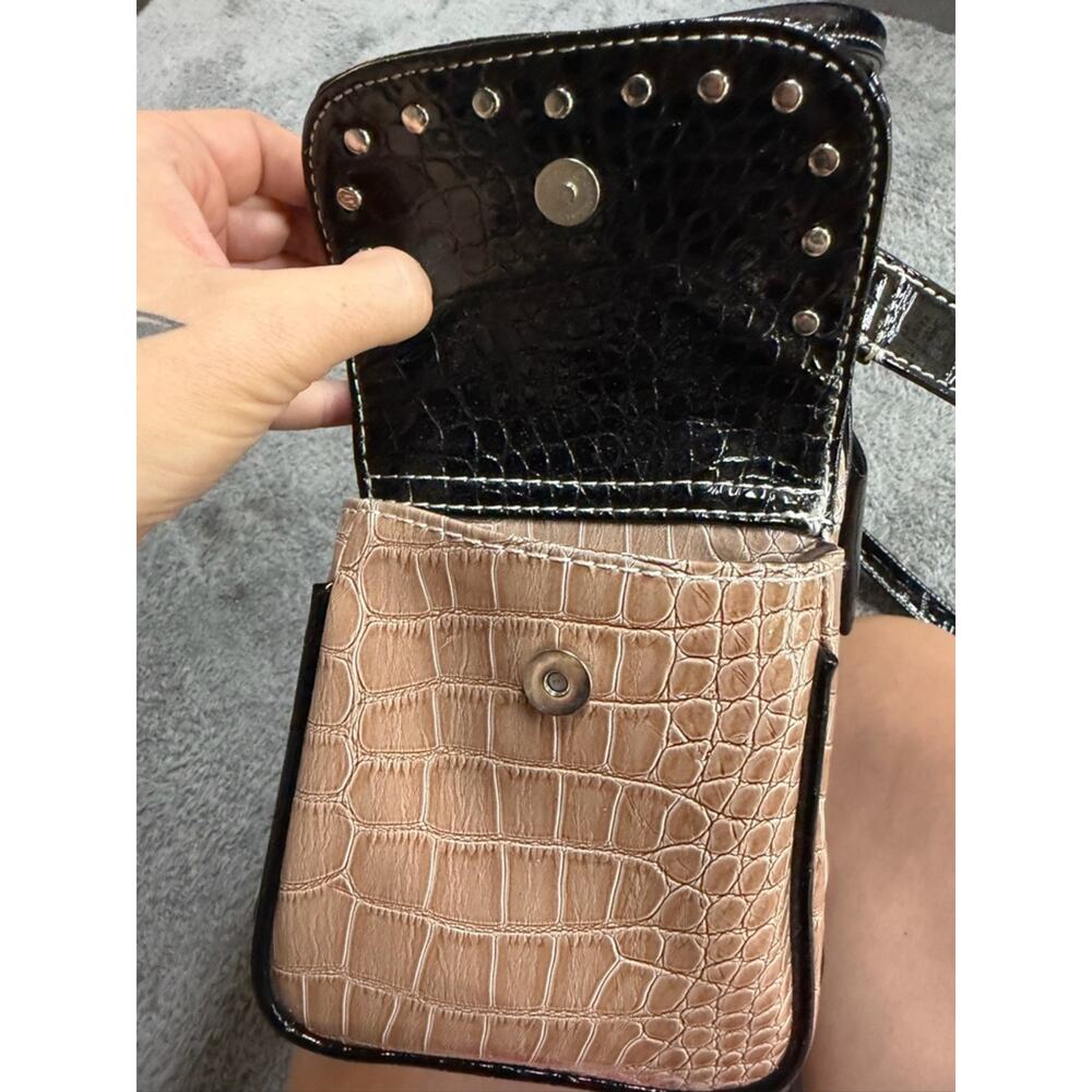 Y2K Western Cross Studded Handbag and Crossbody Cowboy Chic McBling - Picture 11 of 13